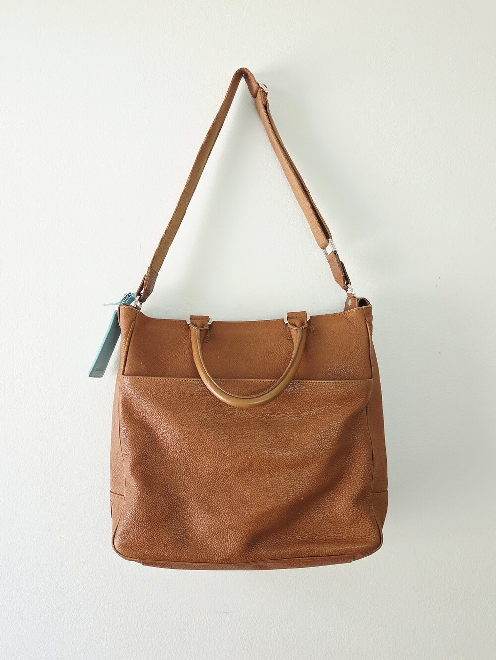 Tiffany & Co. Rare Blake Large convertible tote bag brown pebbled leather